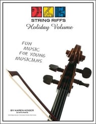String Riffs Holiday Volume Conductor string method book cover Thumbnail